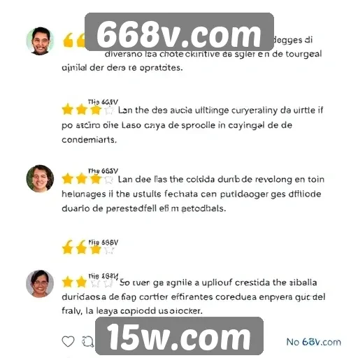 Usuários elogiam a experiência em 668v.com